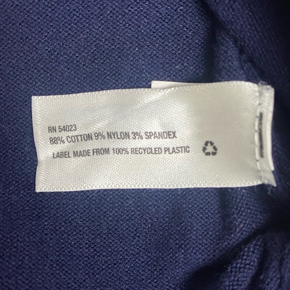 Gap Blue Turtleneck Long-sleeve Sweater Size Medium - Picture 6 of 7